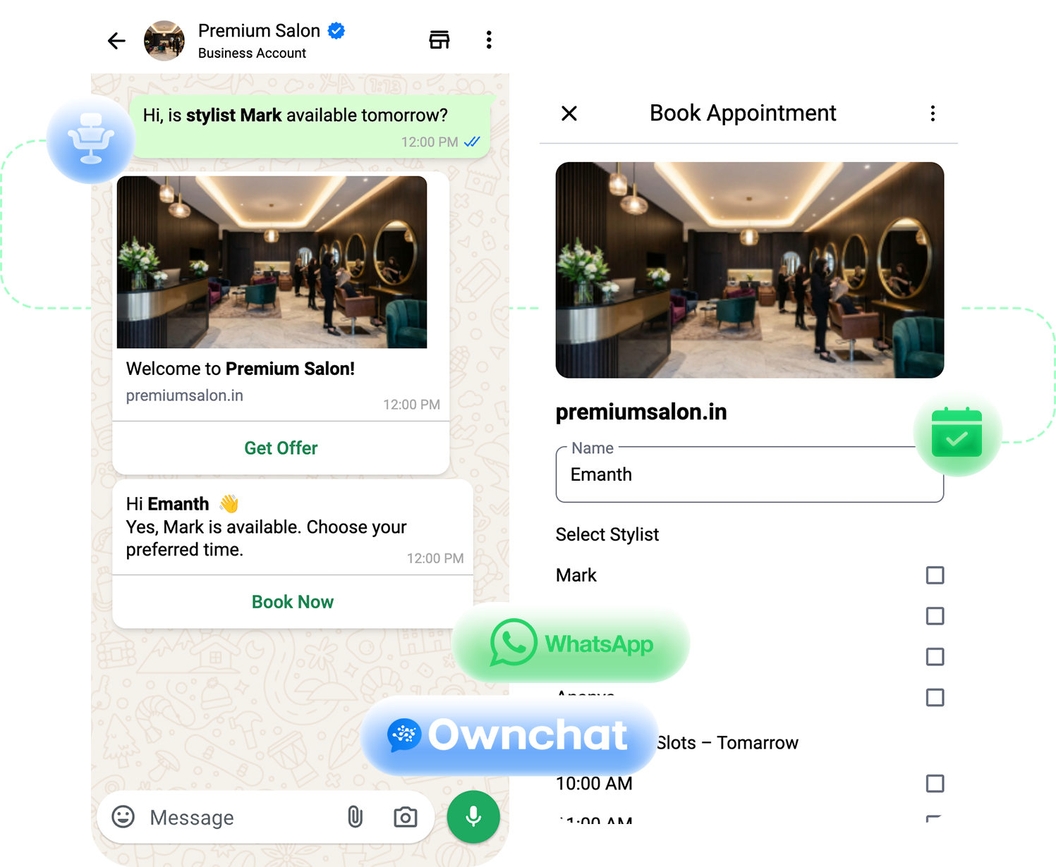 Salon & Spa WhatsApp Automation